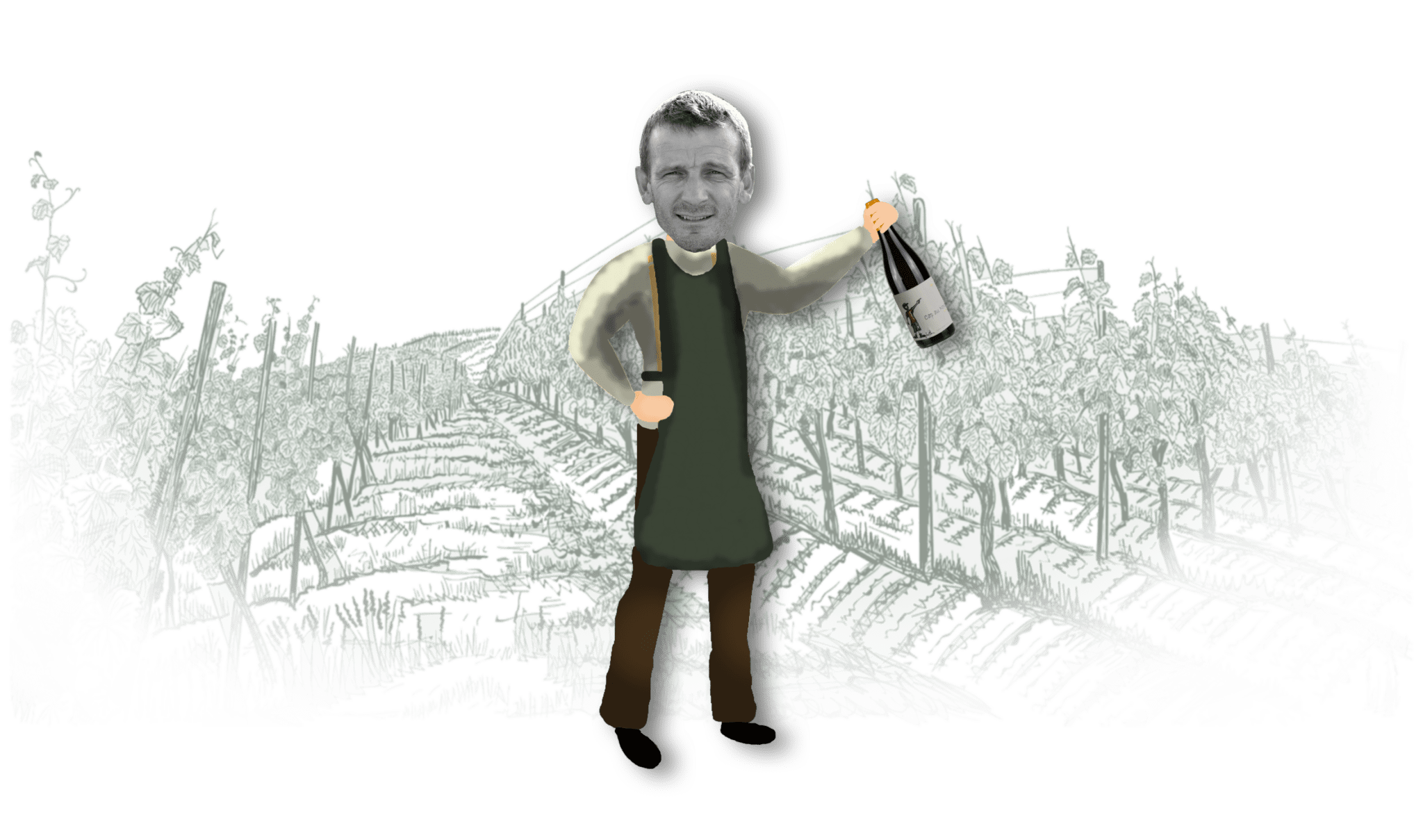Sylvain Boutée, vigneron au Clos des Boutes